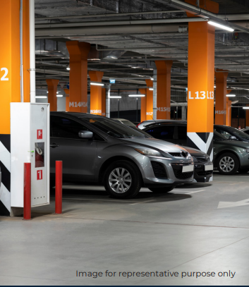 Luxury car parking area at Agrawals Phoenix, Bandra East – Kherwadi, CodeName Aarambh